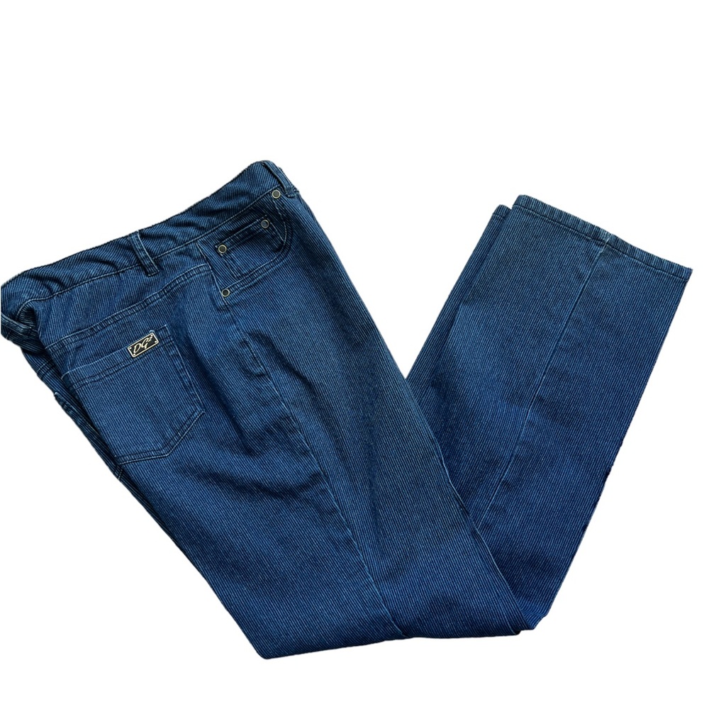 DG2 Diane Gillian Pinstriped Jeans Size 12P